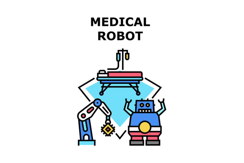 medical-robot-vector-concept-color-illustration