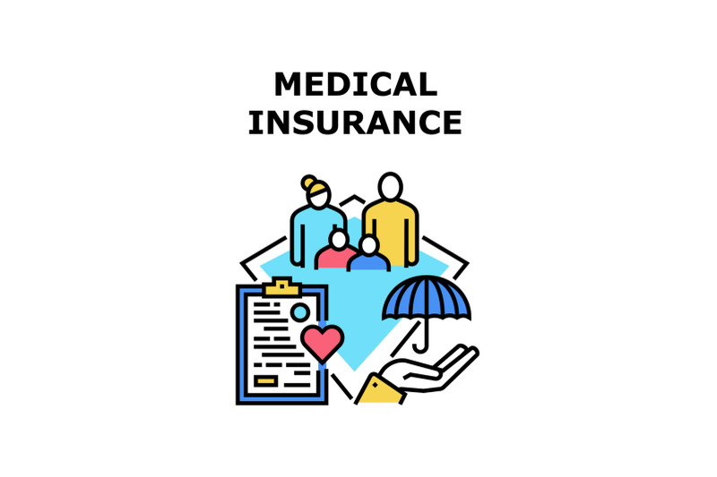 medical-insurance-care-concept-color-illustration