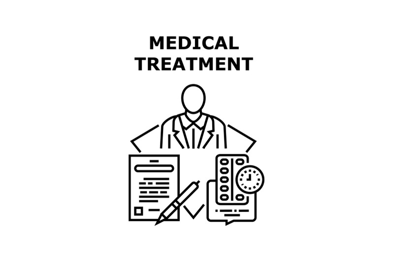 medical-treatment-sick-concept-black-illustration