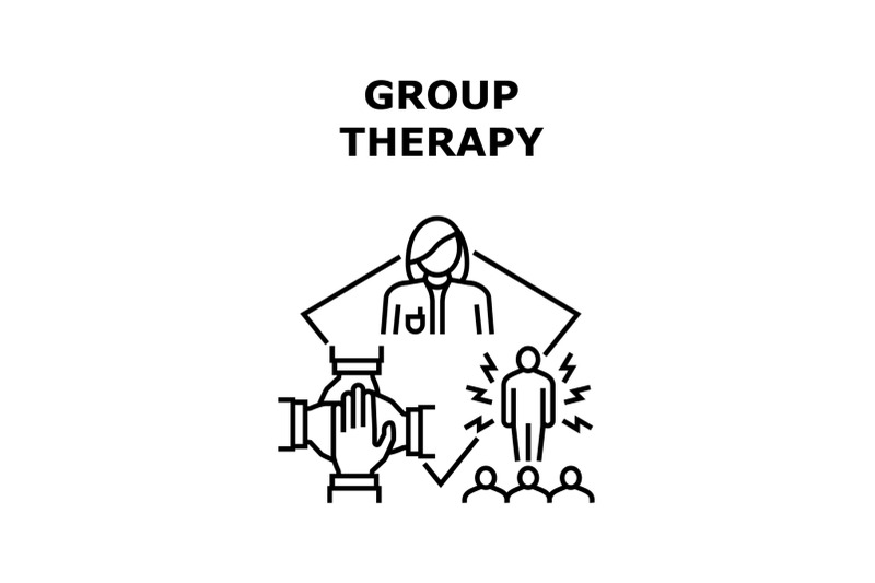 group-therapy-vector-concept-black-illustration