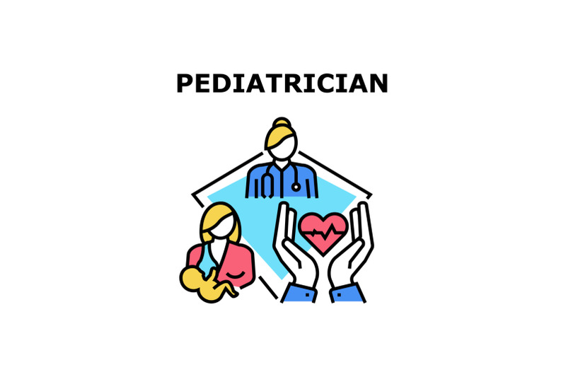 pediatrician-vector-concept-color-illustration