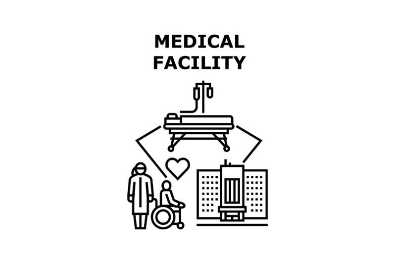 medical-facility-vector-concept-black-illustration