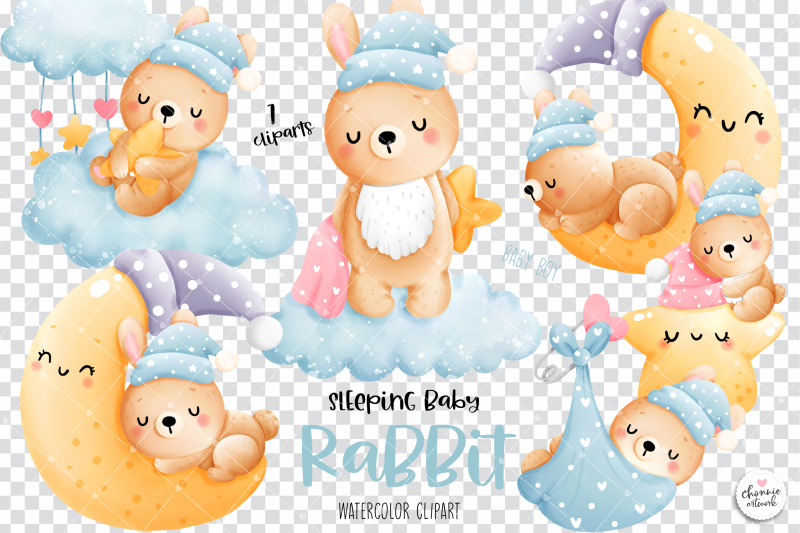 sleeping-baby-rabbit-clipart-baby-boy-clipart