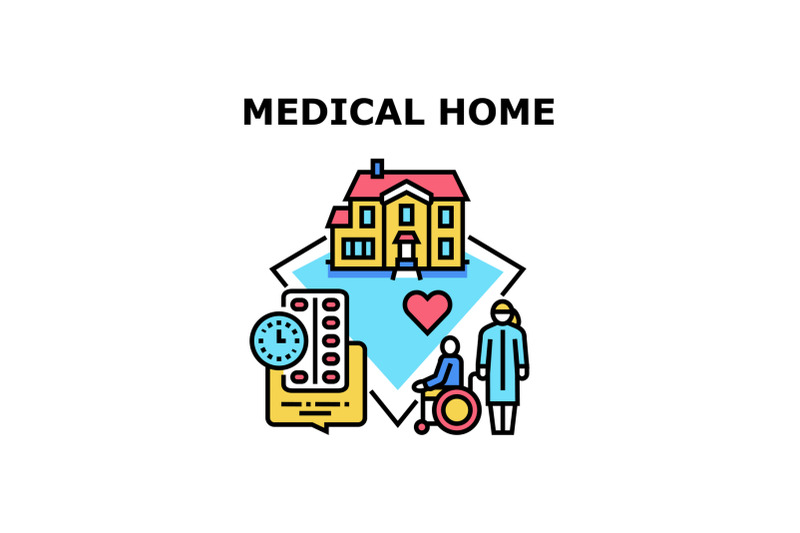 medical-home-icon-vector-illustration