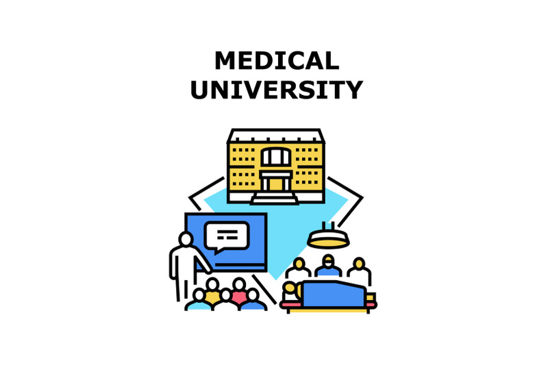 medical-university-icon-vector-illustration