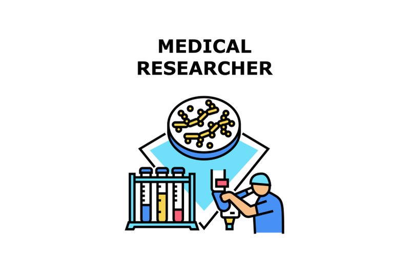 medical-researcher-icon-vector-illustration