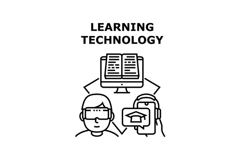 learning-technology-icon-vector-illustration