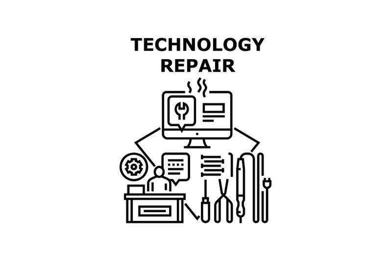 technology-repair-icon-vector-illustration