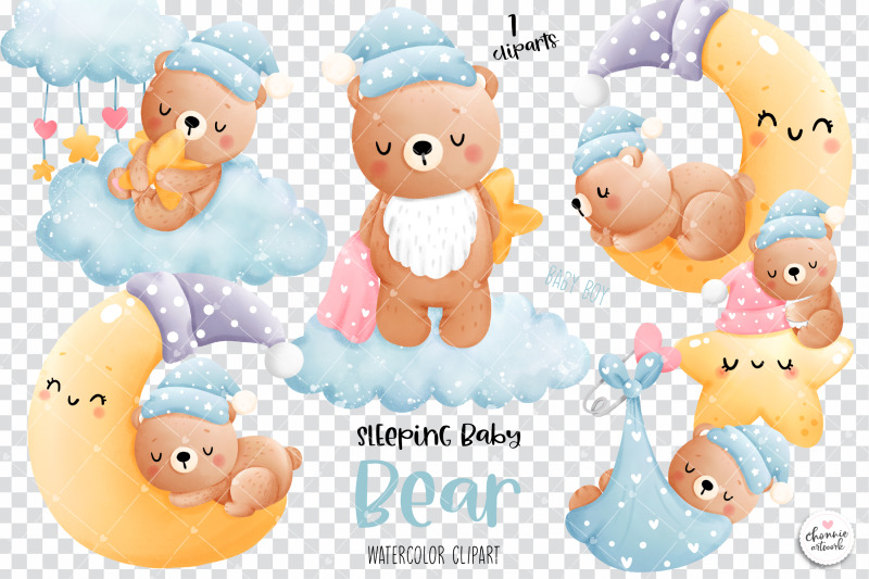 sleeping-baby-bear-clipart-baby-boy-clipart