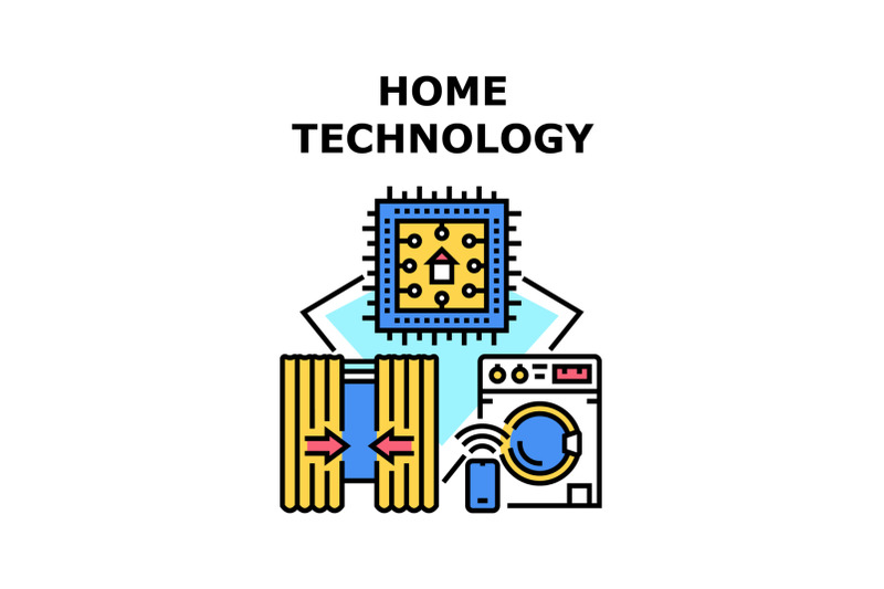 home-technology-icon-vector-illustration