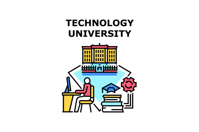 technology-university-icon-vector-illustration