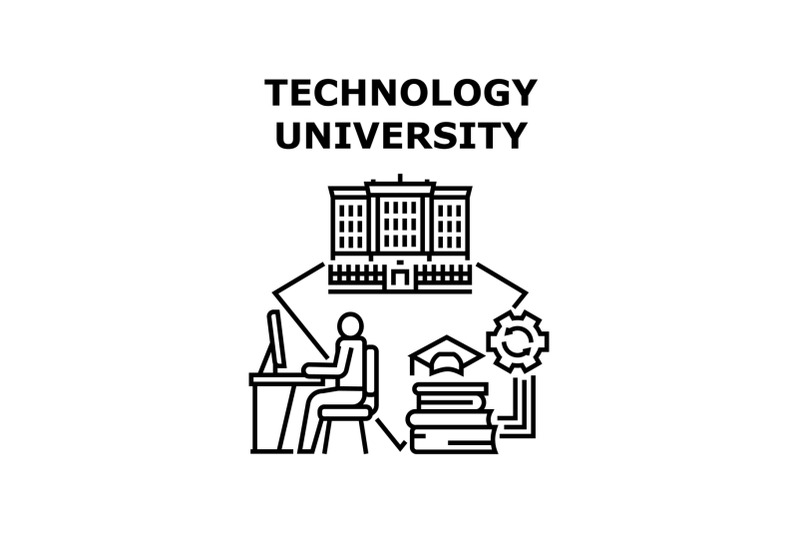 technology-university-icon-vector-illustration