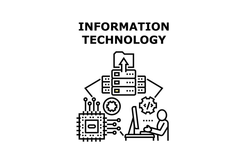 information-technology-icon-vector-illustration