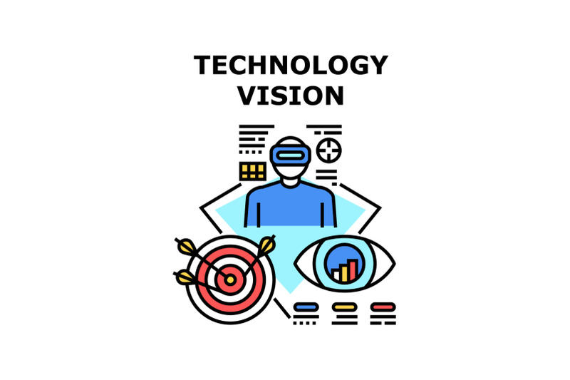 technology-vision-icon-vector-illustration