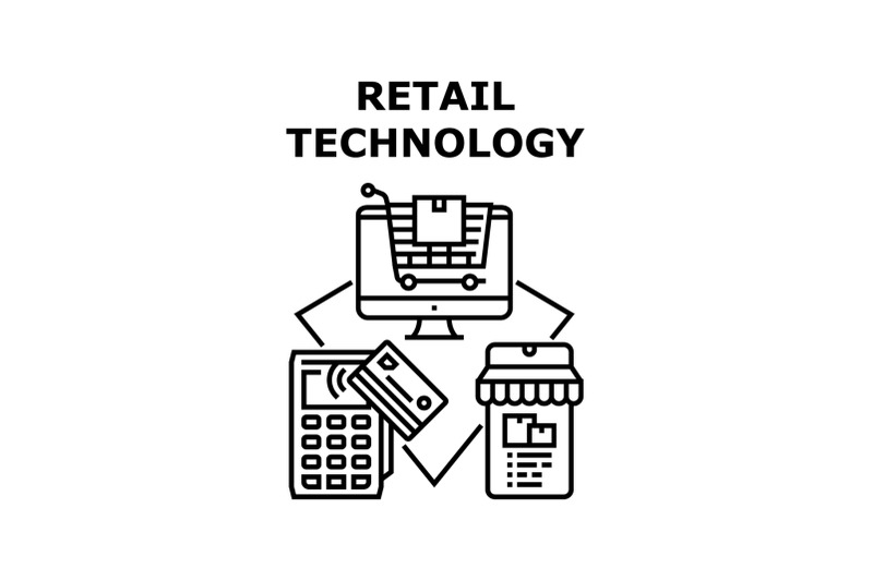 retail-technology-icon-vector-illustration