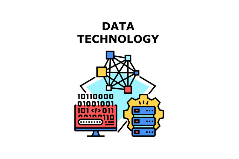 data-technology-icon-vector-illustration