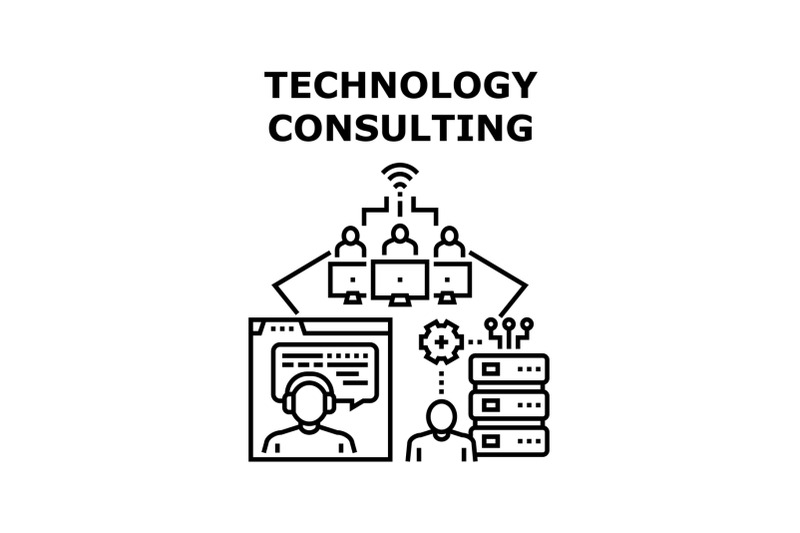 technology-consulting-icon-vector-illustration