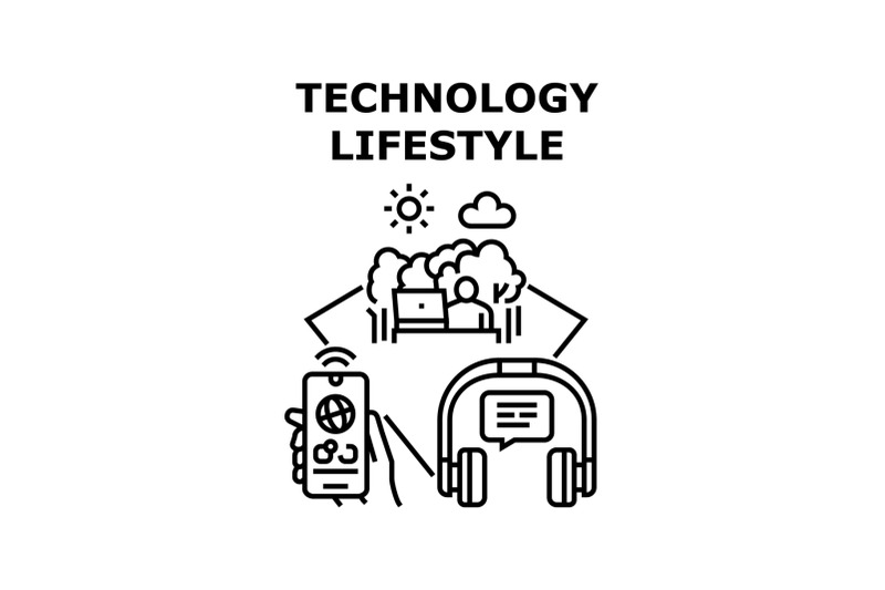 technology-lifestyle-icon-vector-illustration