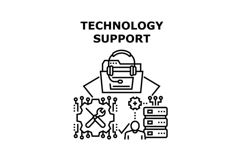 technology-support-icon-vector-illustration