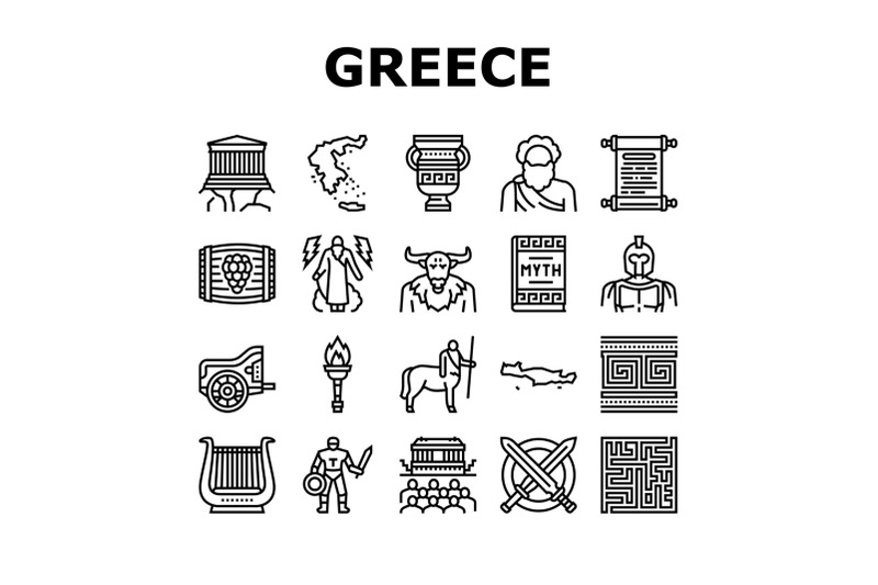 ancient-greece-mythology-history-icons-set-vector