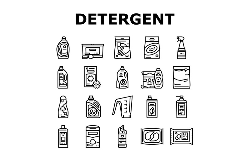 detergent-organic-laundry-soap-icons-set-vector