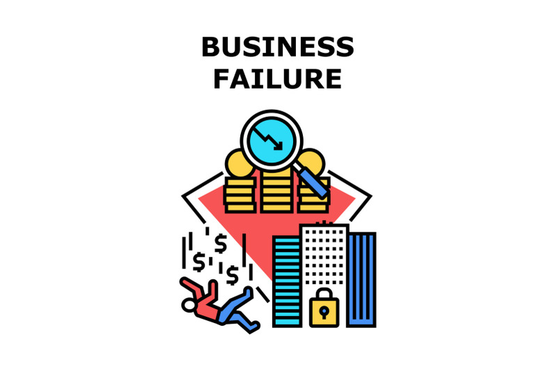 business-failure-vector-concept-color-illustration