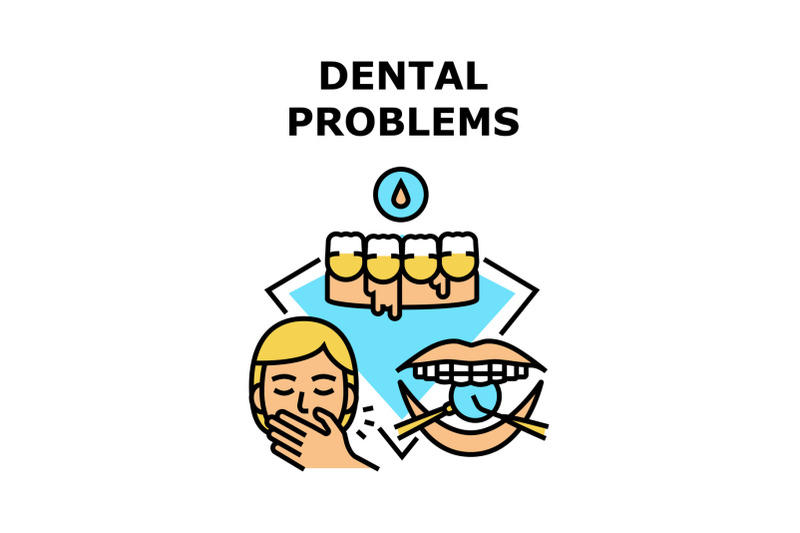 dental-problems-vector-concept-color-illustration