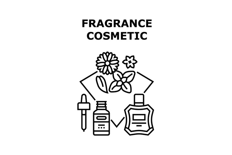 fragrance-cosmetic-concept-black-illustration