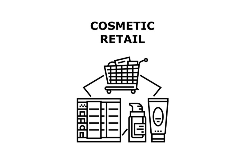 cosmetic-retail-vector-concept-black-illustration