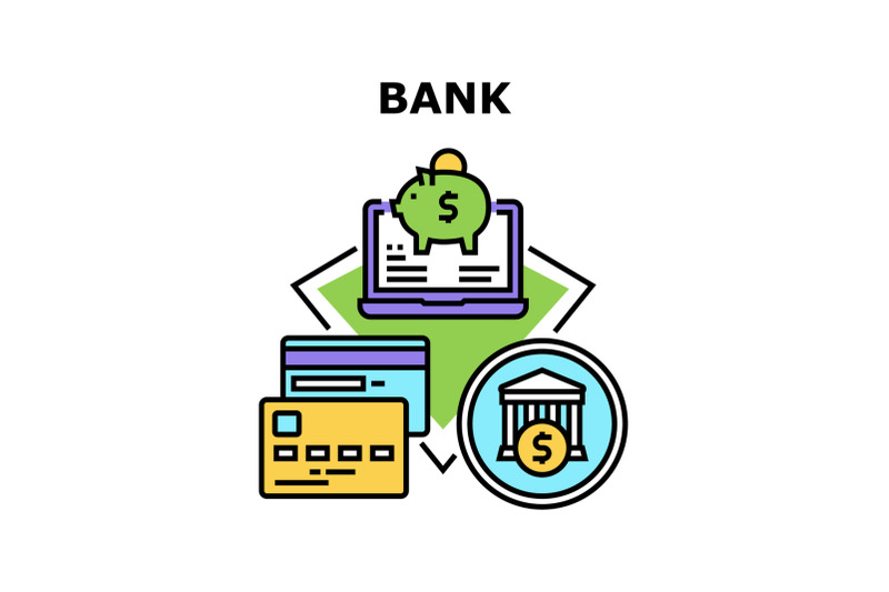 bank-finance-vector-concept-color-illustration