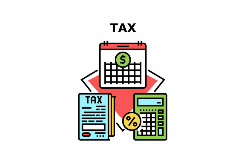 tax-payment-vector-concept-color-illustration