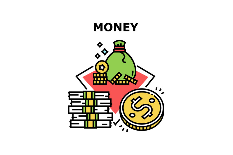 money-finance-vector-concept-color-illustration