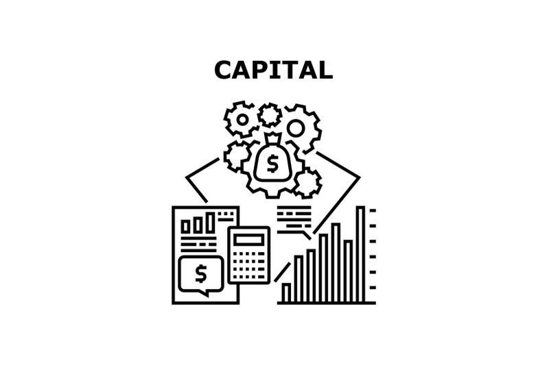 finance-capital-vector-concept-black-illustration