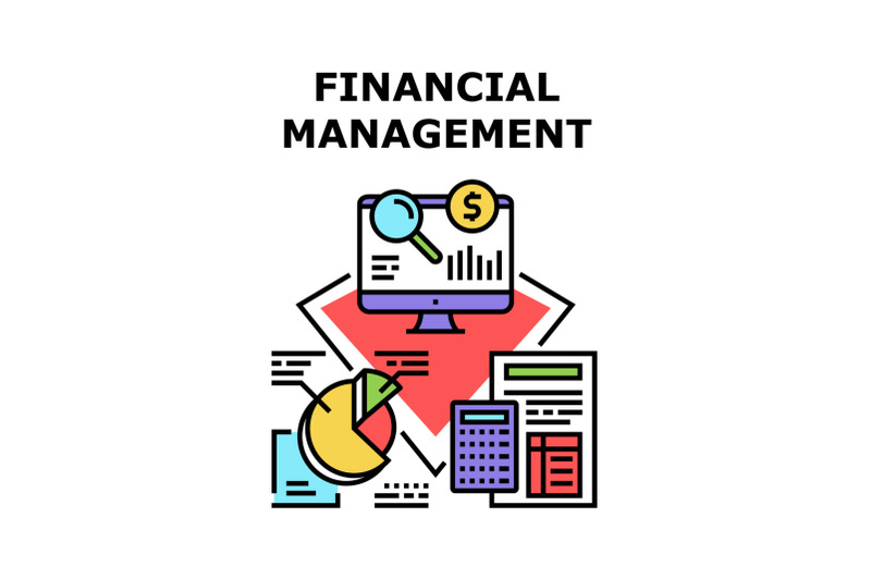 financial-management-concept-color-illustration