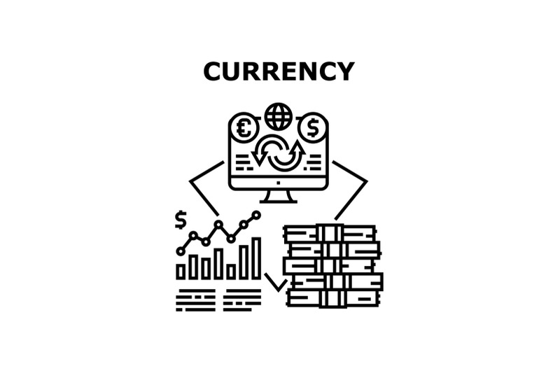 currency-money-vector-concept-black-illustration