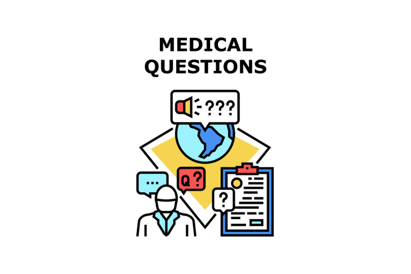 health-medical-questions-vector-concept-color