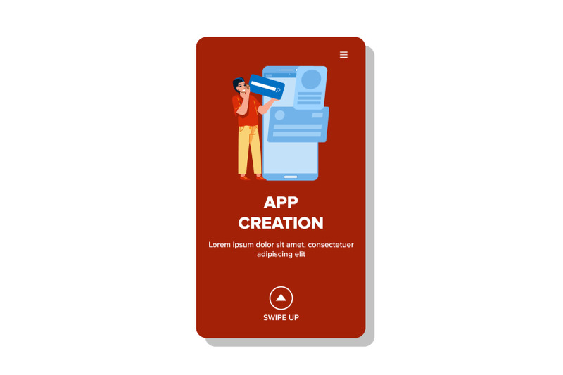 app-creation-and-development-man-occupation-vector