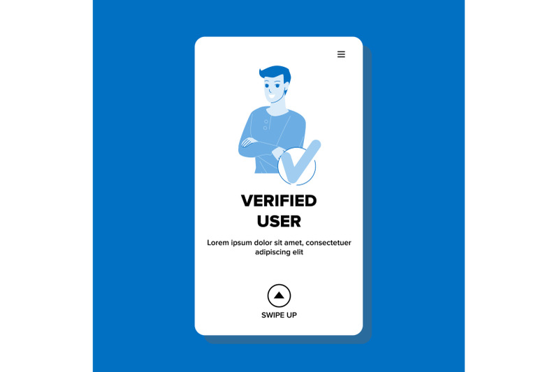 verified-user-and-client-identity-system-vector