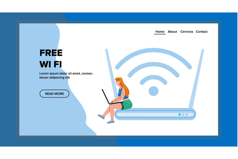 free-wifi-use-woman-for-surfing-in-internet-vector