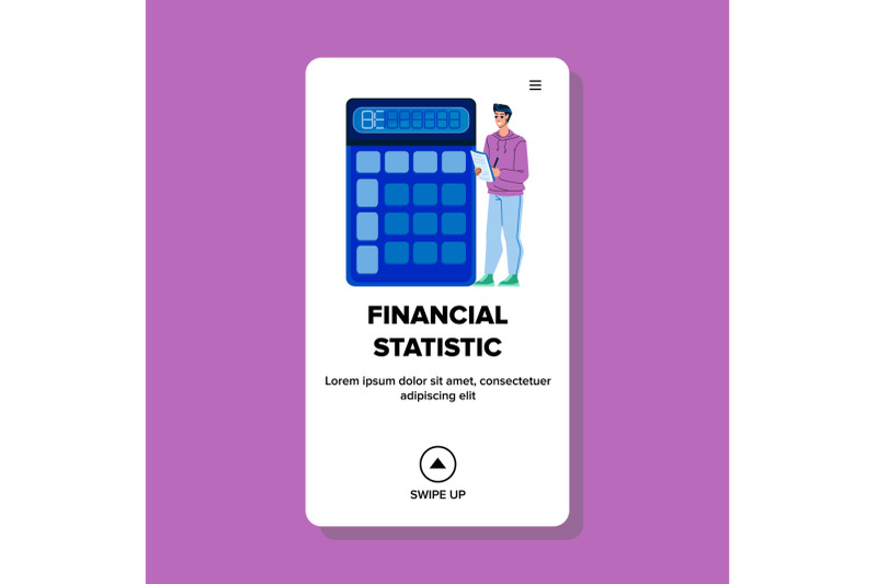 financial-statistic-research-accountant-vector