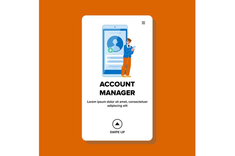 account-manager-man-chatting-with-friend-vector