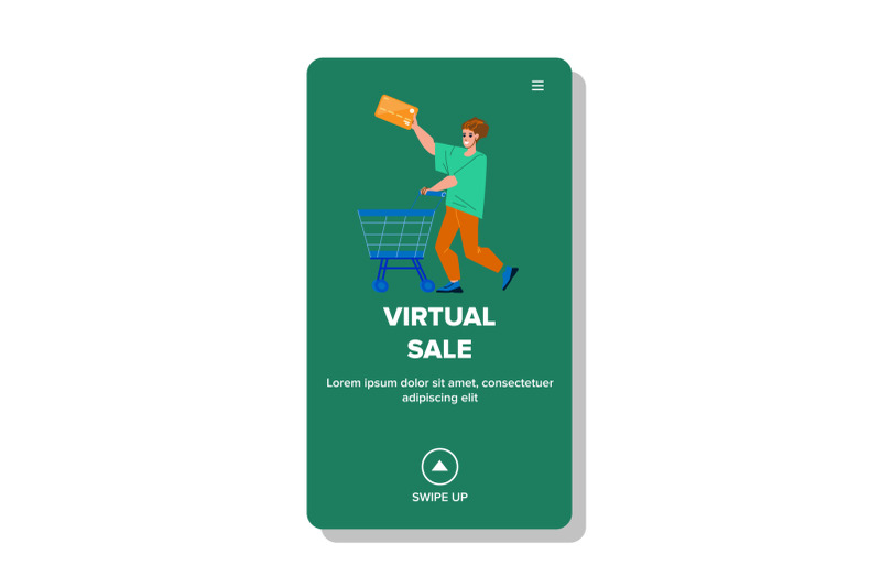 virtual-sale-and-payment-for-purchases-vector