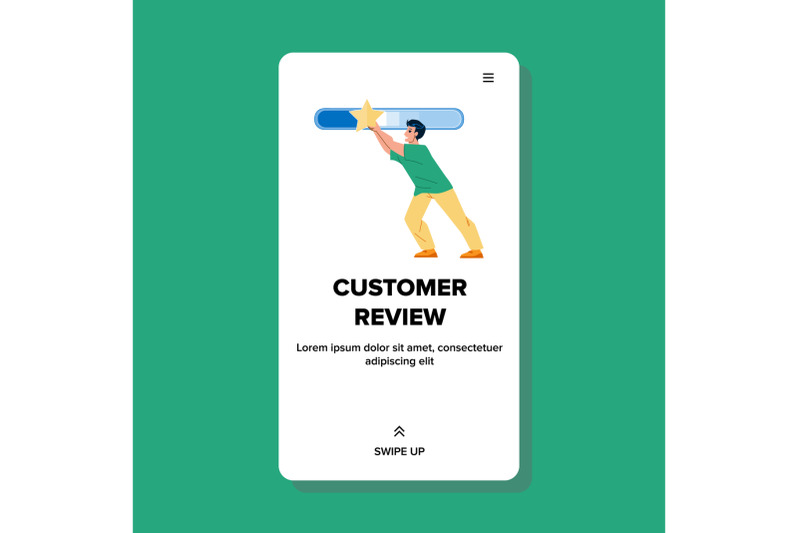 customer-review-of-product-and-service-vector