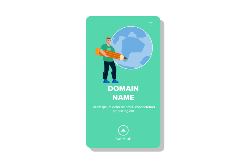 domain-name-man-invent-and-registration-vector