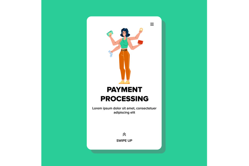 payment-processing-and-money-transaction-vector