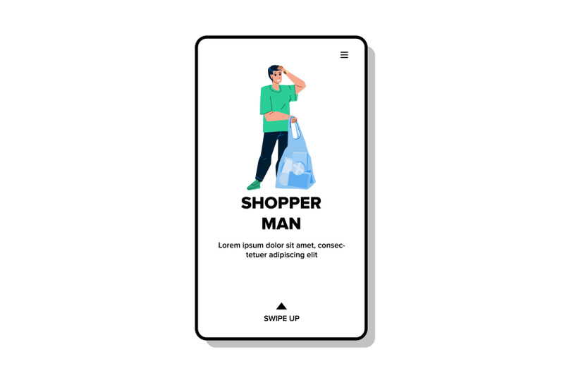 shopper-man-with-bag-purchasing-in-store-vector
