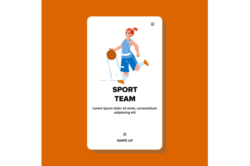 sport-team-game-basketball-playing-girl-vector