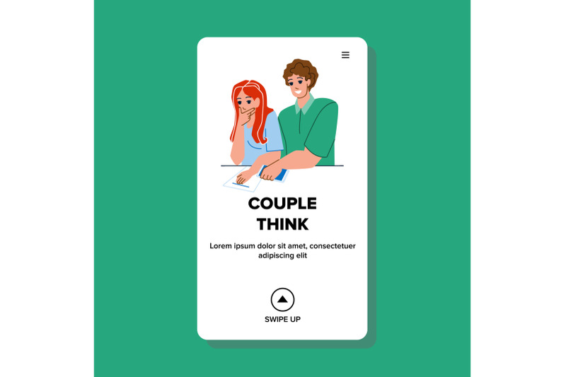 boy-and-girl-couple-think-for-solve-problem-vector