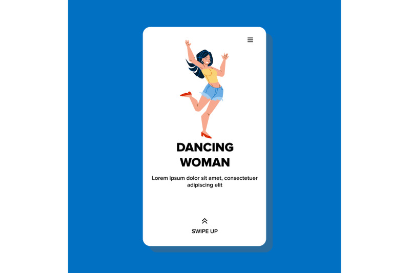 dancing-woman-enjoying-music-in-nightclub-vector