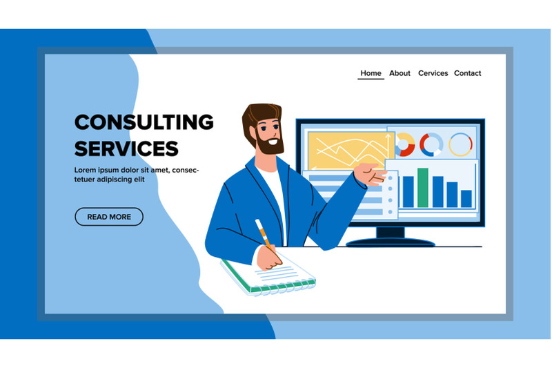 consulting-services-for-advising-client-vector